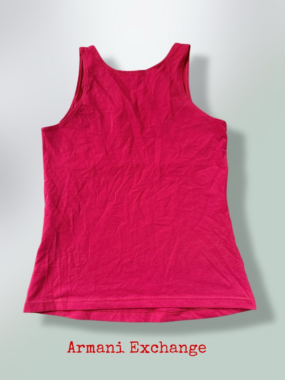 ARMANI EXCHANGE Classic Red Women's Tank Top